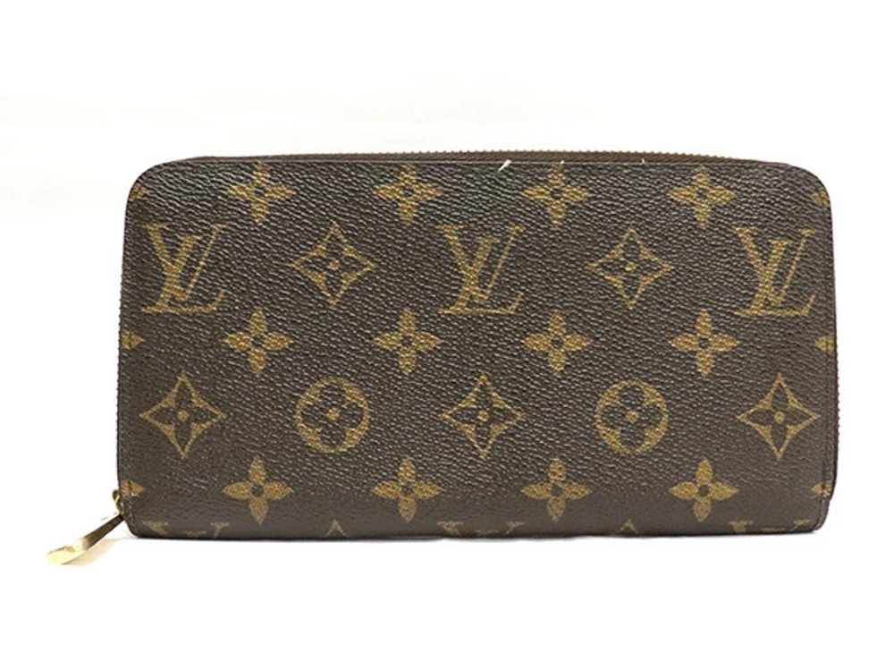 LOUIS VUITTON Zippy Wallet Monogram Round Long